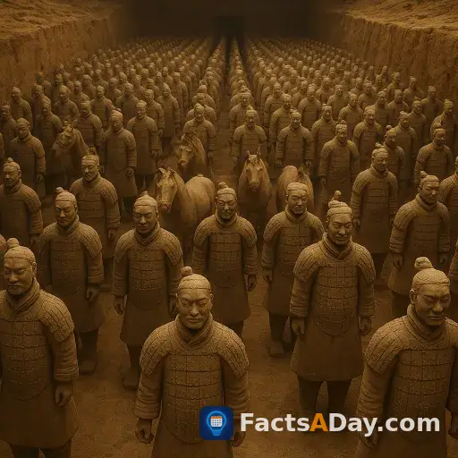 An army of clay guards China's first emperor