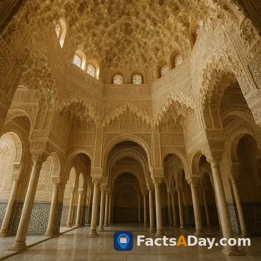 Los techos de la Alhambra son panales de piedra