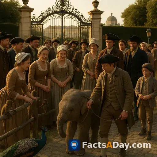 The world's first public zoo opened in Vienna