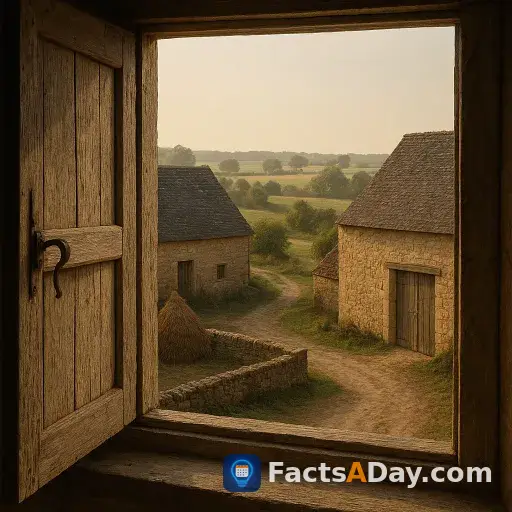 The first photograph was a view from a window