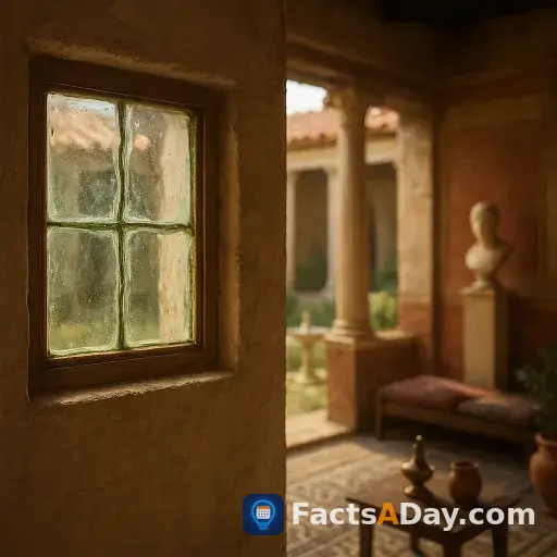 Roman villas had the first glass windows