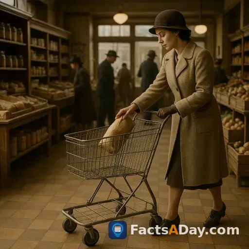 The first supermarket used a shopping cart in 1937