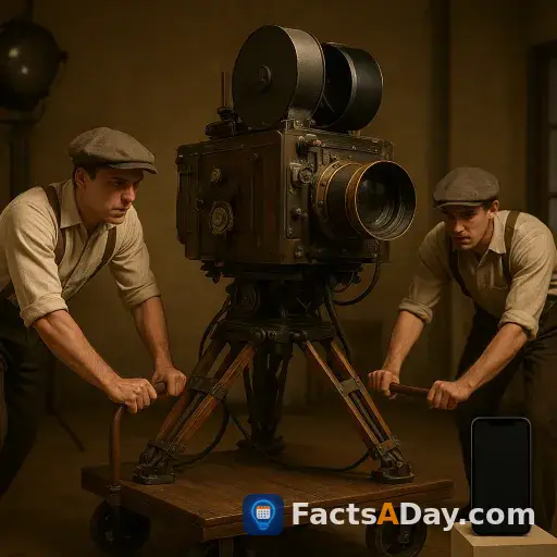 Frühe videokameras wogen über 45 kilogramm