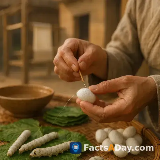 Ancient China pioneered silk production