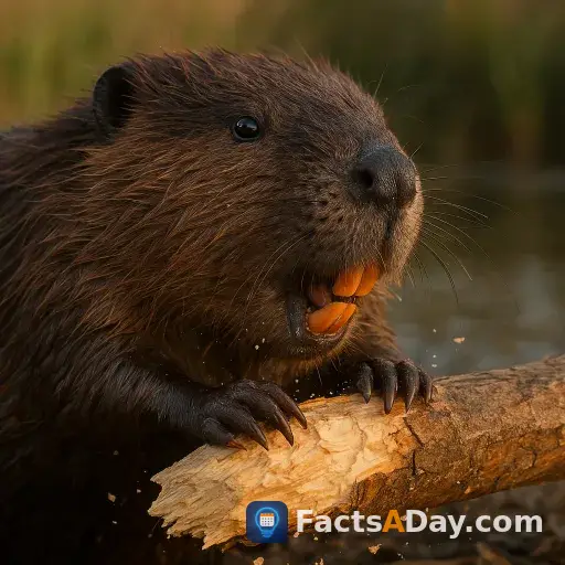 Beavers' teeth never stop growing