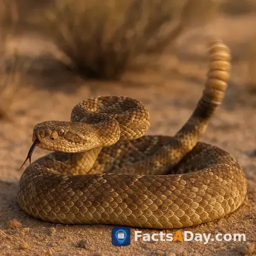 Rattlesnakes shake their tails to avoid a fight