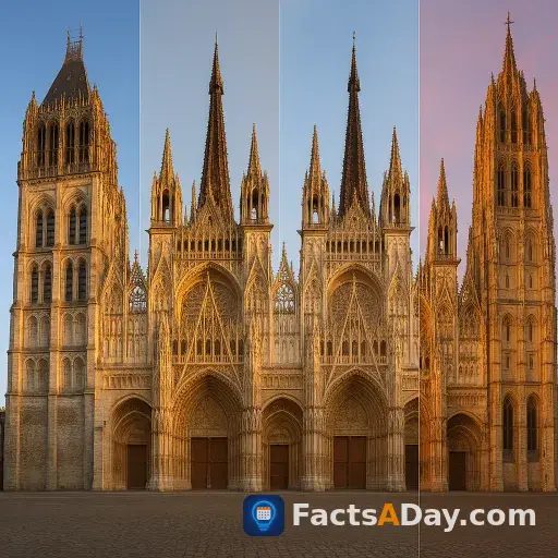Monet pintó la catedral de Ruan más de 30 veces