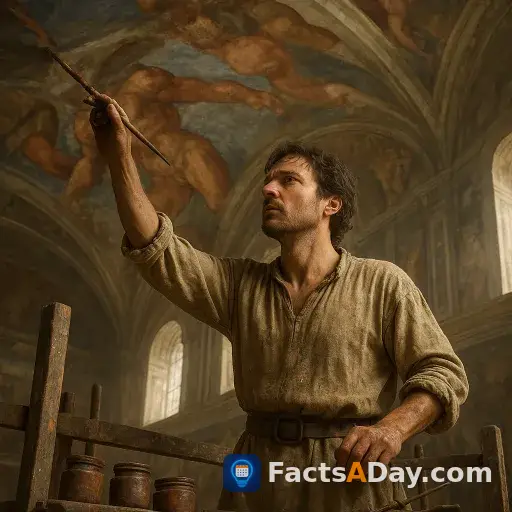 Miguel Ángel tardó cuatro años en pintar el techo de la Capilla Sixtina