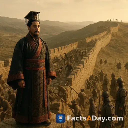 Emperor Qin Shi Huang built China's first Great Wall