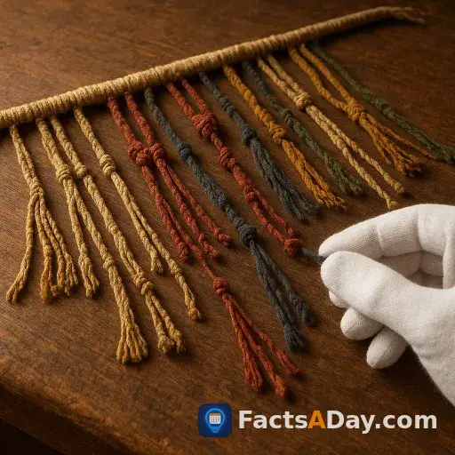 The Inca Empire recorded data without writing