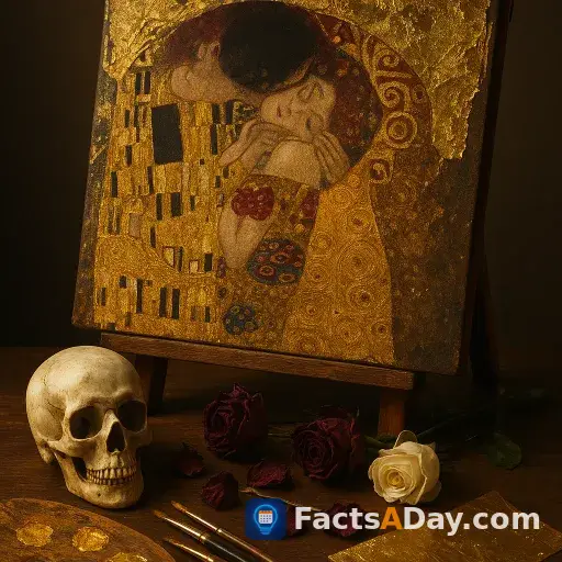 Gustav Klimt dorait ses toiles à la feuille d'or