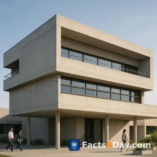 Le Corbusier construyó arquitectura moderna con hormigón