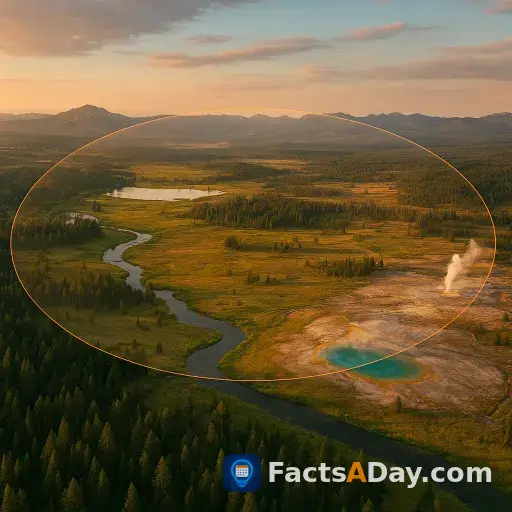 Ein supervulkan verbirgt sich unter dem yellowstone-park