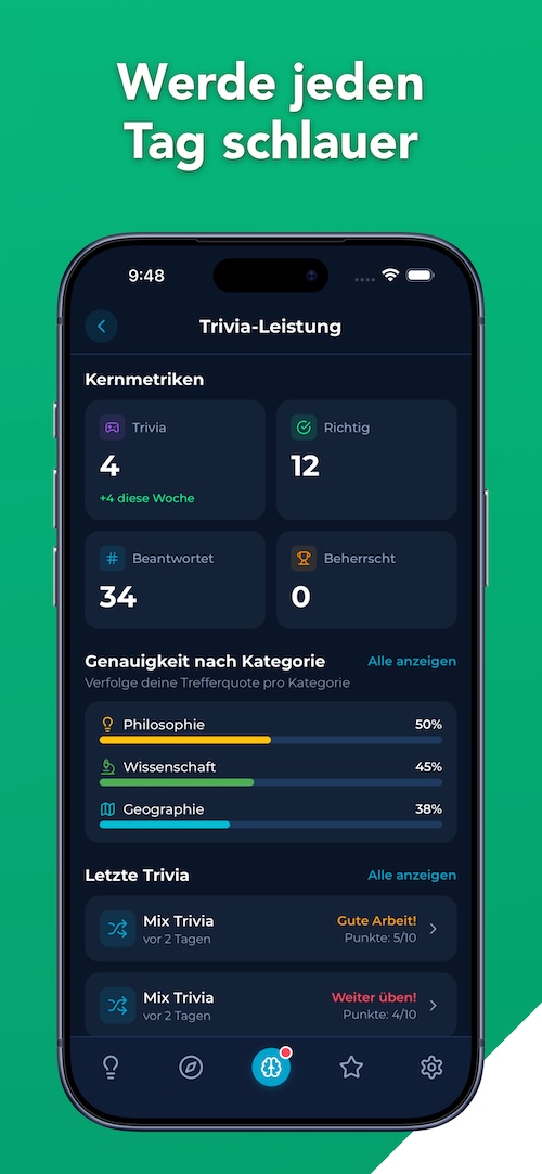 Leistungsstatistiken