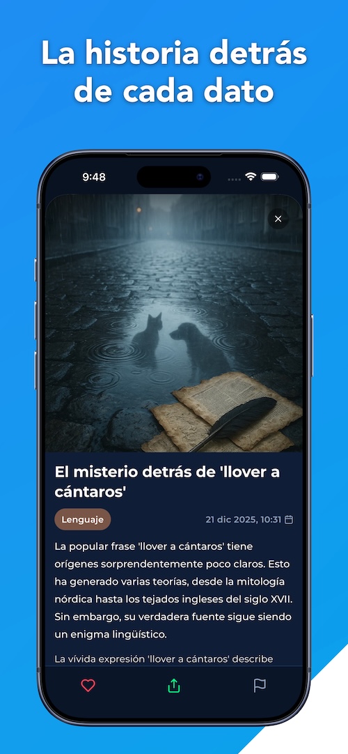 Vista de detalle del dato