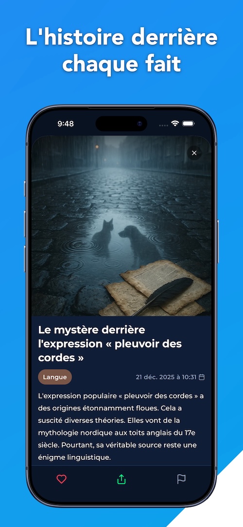 Vue détaillée du fait