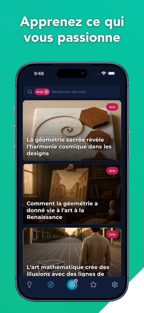 Navigation par catégorie