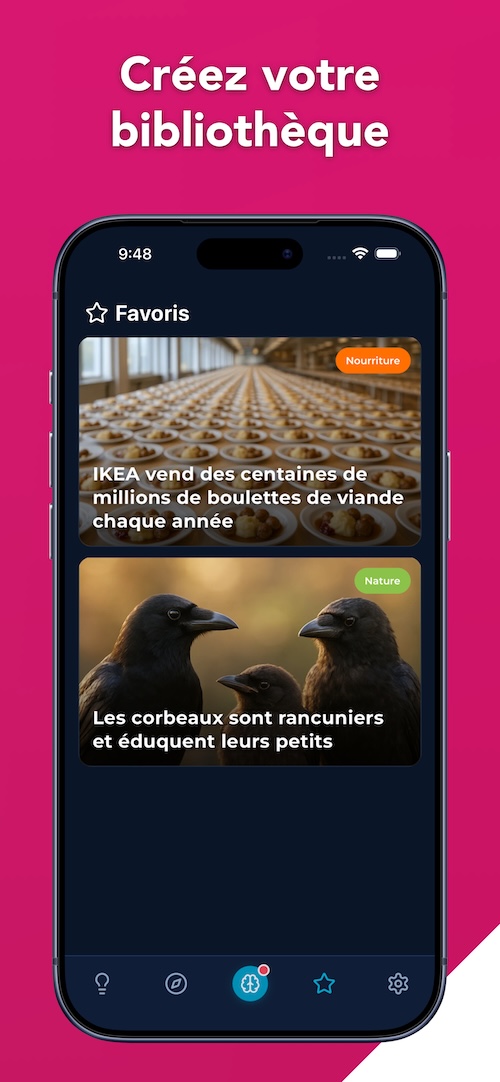 Collection de favoris